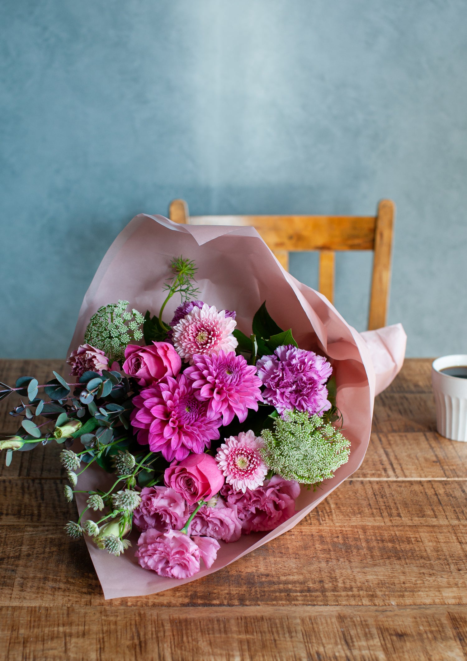 【花束】お祝いにおすすめの花束 LLサイズ ピンク系「grâce rose」