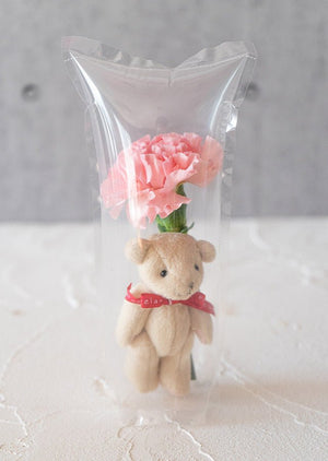お花のぱっくま お花と小さなテディベアの可愛いフラワーギフト